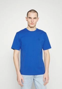 J.LINDEBERG DALE LOGO PATCH - Basic T-shirt - Blue