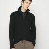 J.LINDEBERG COHEN BLEND QUARTER ZIP - Jumper - Black