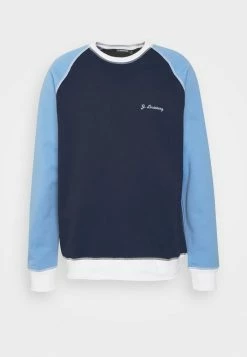 J.LINDEBERG KELVIN COLORBLOCK CREW NECK - Sweatshirt - Navy -J.LINDEBERG SHOP 0e874979c06c479fbb3353bfce6dbcfa