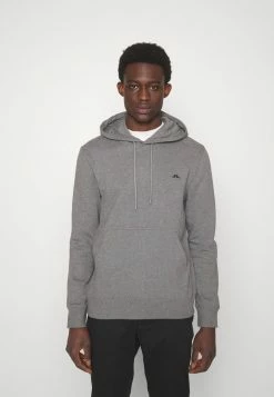 J.LINDEBERG CAL HOODIE - Sweatshirt - Mid Grey Melange