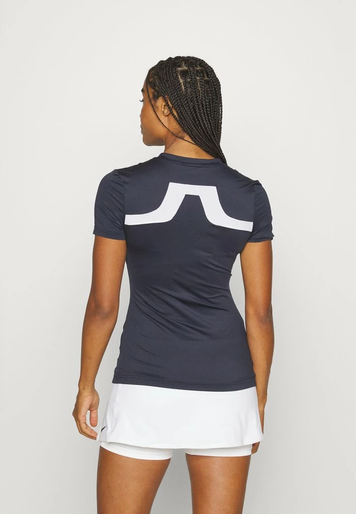 J.LINDEBERG MEJA - Print T-shirt - Navy 3 J.LINDEBERG MEJA - Print T-shirt - Navy - Image 3