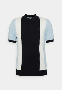 J.LINDEBERG REY STRIPED - Polo Shirt - Skyrim