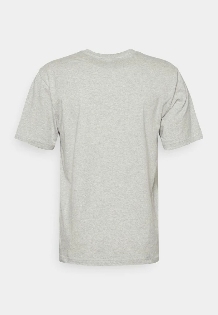 DALE CHEST POCKET - Print T-shirt - stone grey melange