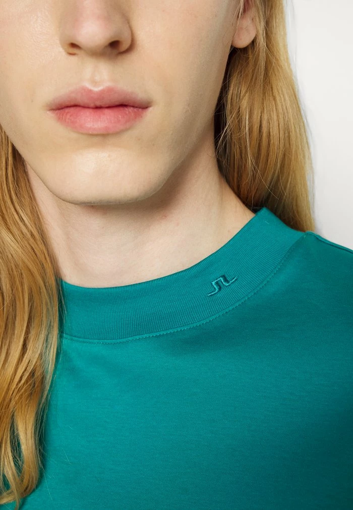 ACE MOCK NECK - Basic T-shirt - deep lake