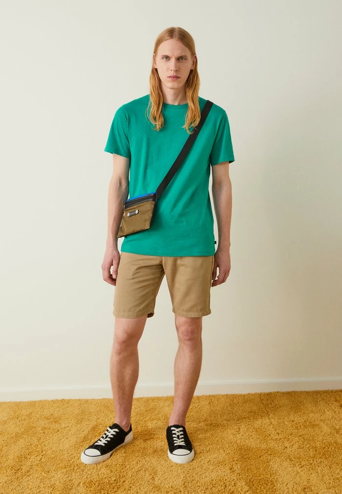 ACE MOCK NECK - Basic T-shirt - deep lake