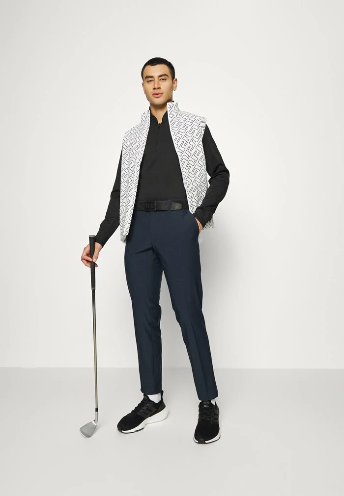 TECH BRIDGE GOLF MID LAYER - Long sleeved top - black