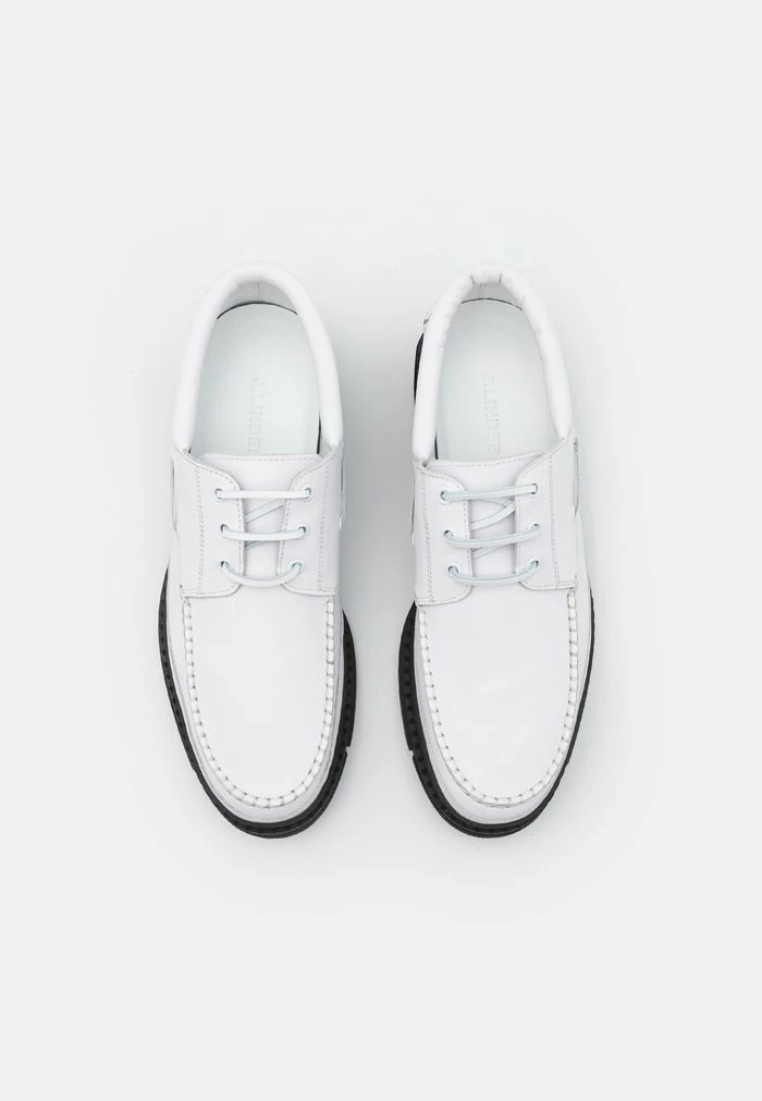 SKIP LOAFER - Boat shoes - white