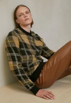 J.LINDEBERG GLEN CREW - Jumper - Tiger Brown