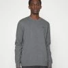 J.LINDEBERG CREW NECK - Sweatshirt - Mid Grey Melange