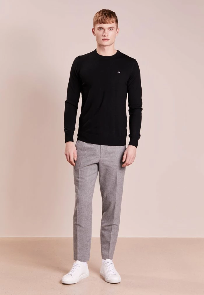 LYLE TRUE MERINO - Jumper - black