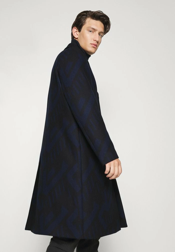 BURKE GEO COAT - Classic coat - jl navy