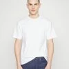 J.LINDEBERG DALE LOGO PATCH - Basic T-shirt - White