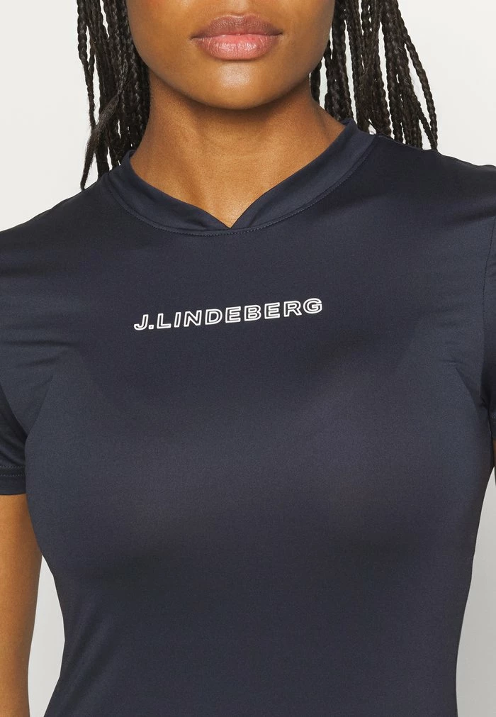 J.LINDEBERG MEJA - Print T-shirt - Navy 5 J.LINDEBERG MEJA - Print T-shirt - Navy - Image 5