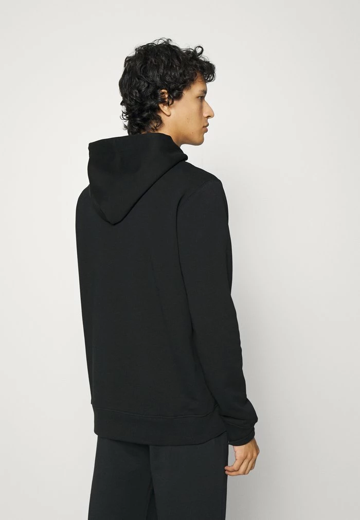 THROW PATCH HOODIE - Sweatshirt - black