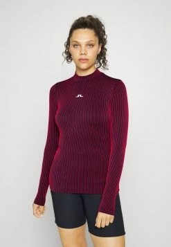 J.LINDEBERG PEGGY - Long Sleeved Top - Barbados Cherry