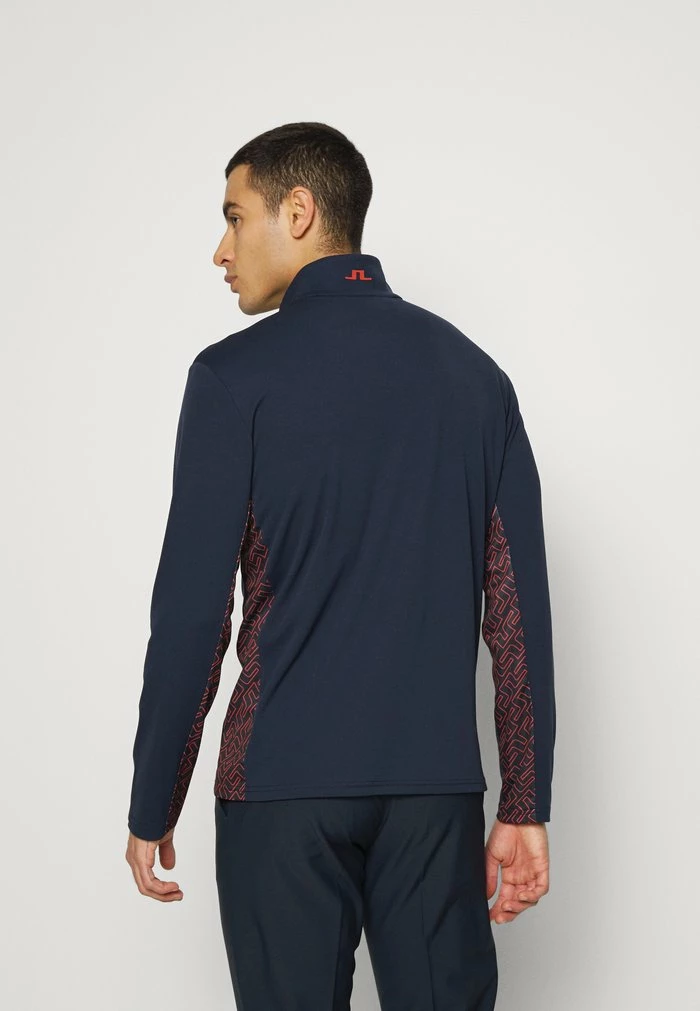 EMANUEL GOLF MID LAYER - Long sleeved top - ketchup bridge monogram