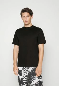 J.LINDEBERG MOCK NECK - Basic T-shirt - Black