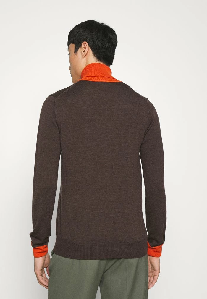 LYD COLOR BLOCK - Jumper - umber brown