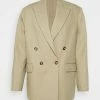 J.LINDEBERG DAVID DOUBLE WEAVE - Blazer Jacket - Batique Khaki