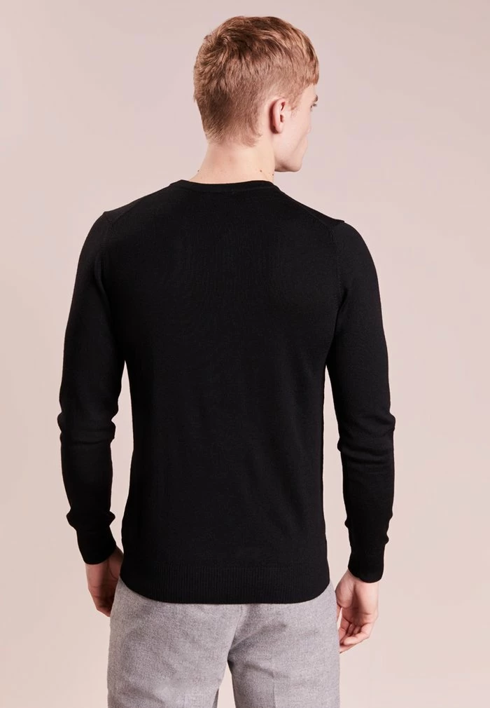 LYLE TRUE MERINO - Jumper - black