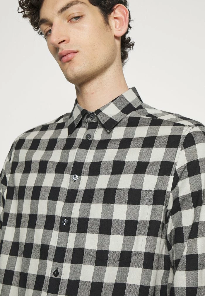 J.LINDEBERG WOTON GINGHAM REG FIT - Shirt - Black 5 J.LINDEBERG WOTON GINGHAM REG FIT - Shirt - Black - Image 5