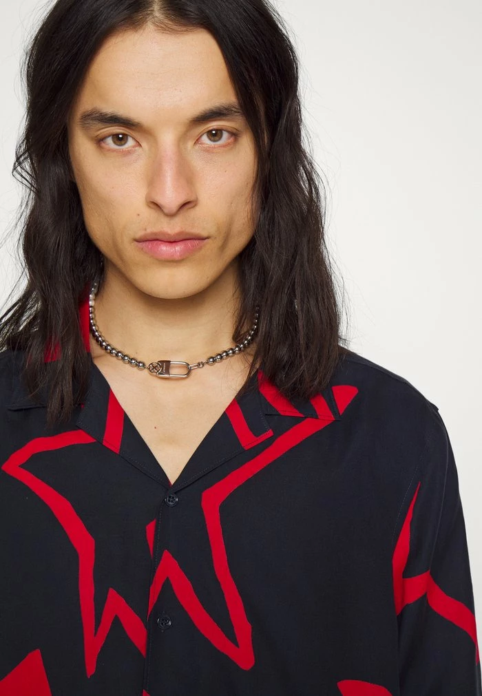 ASTER STAR PRINT SHIRT - Shirt - navy