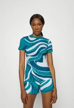 J.LINDEBERG SIGNE - Print T-shirt - Light Blue