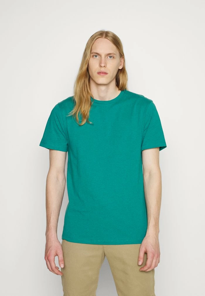 SID OVERDYED MELANGE - Basic T-shirt - deep lake