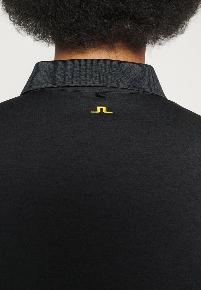 TOUR TECH LONG SLEEVE - Polo shirt - black melange