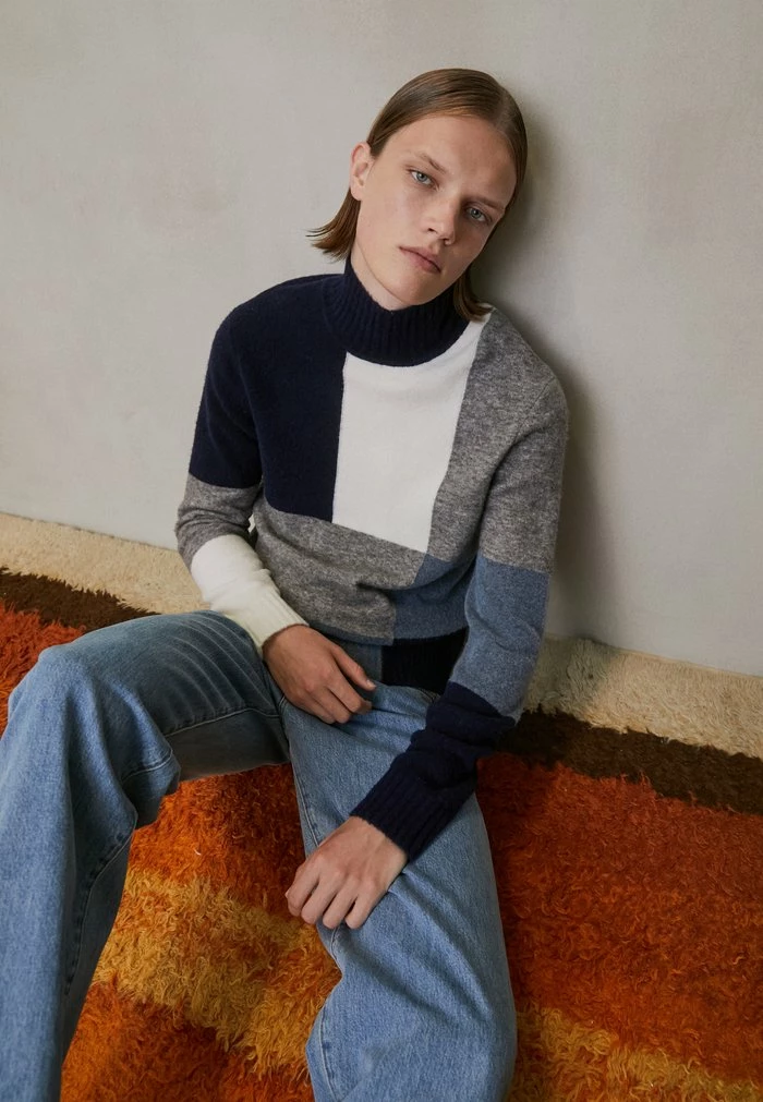 ORIAN TURTLENECK - Jumper - nautical blue