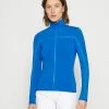 J.LINDEBERG SEASONAL JANICE MID LAYER - Zip-up Sweatshirt - Nautical Blue