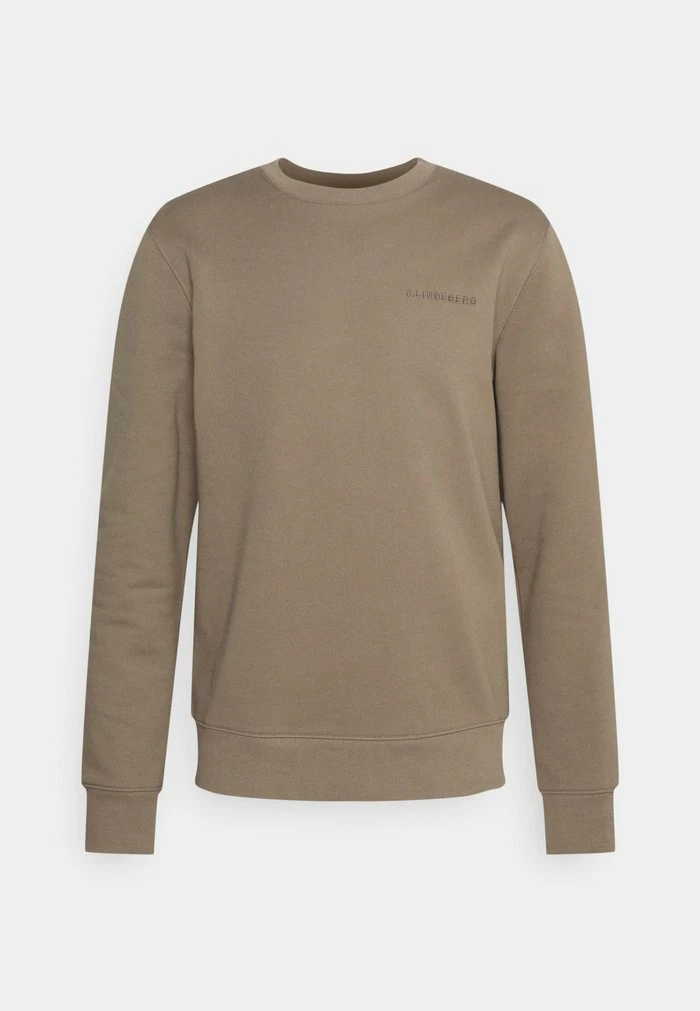 THROW CREW NECK - Sweatshirt - walnut