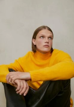 J.LINDEBERG ORIAN TURTLENECK - Jumper - Daylily