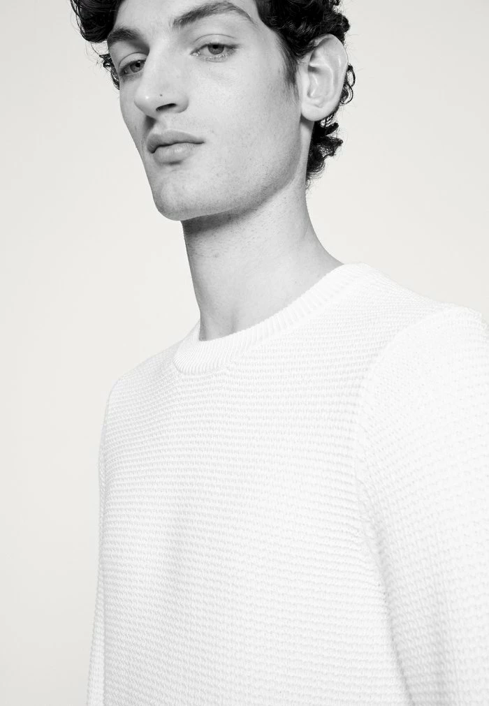 ARCHER STRUCTURE - Jumper - whisper white