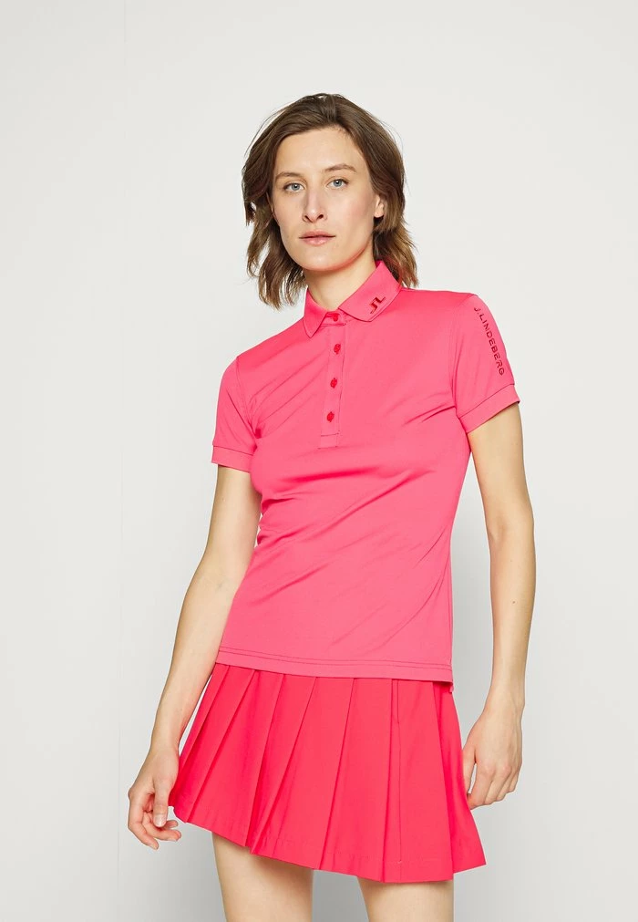 J.LINDEBERG TOUR TECH - Polo Shirt - Azalea 1 J.LINDEBERG TOUR TECH - Polo Shirt - Azalea