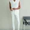 J.LINDEBERG GRANT PANTS - Chinos - Cloud White