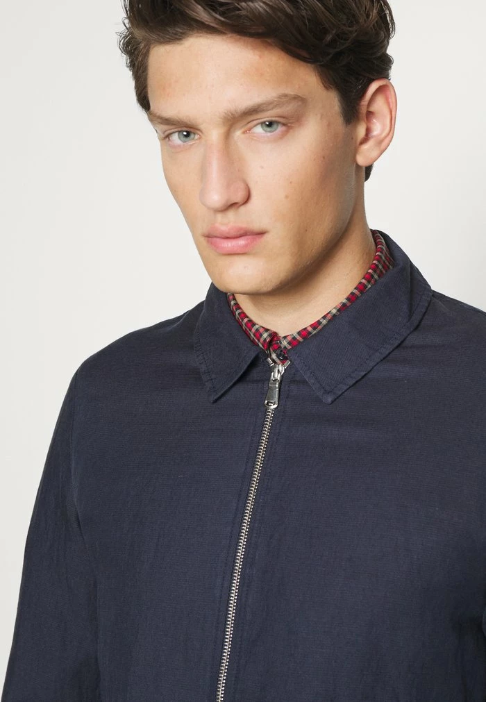 JASON ZIP OVERSHIRT - Light jacket - navy