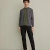 J.LINDEBERG NYLE ZIP CARDIGAN - Cardigan - Volcanic Ash