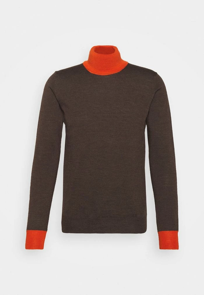 LYD COLOR BLOCK - Jumper - umber brown