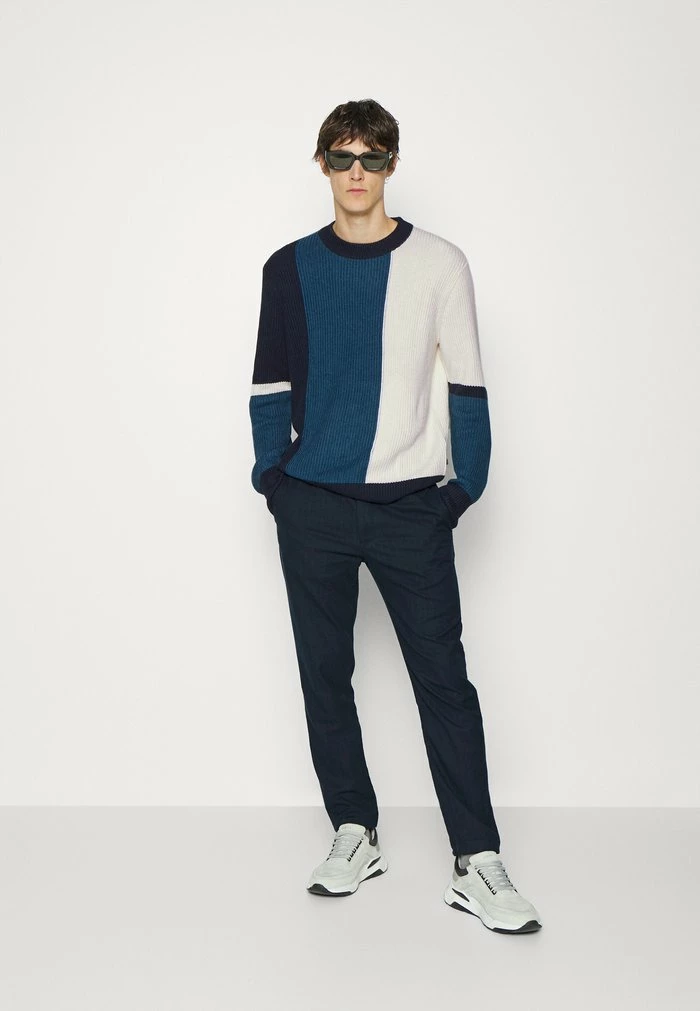 J.LINDEBERG IVAN BOLD BLOCK - Jumper - Navy 2 J.LINDEBERG IVAN BOLD BLOCK - Jumper - Navy - Image 2