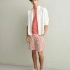 J.LINDEBERG EARL GEO PRINT - Shorts - Cloud White