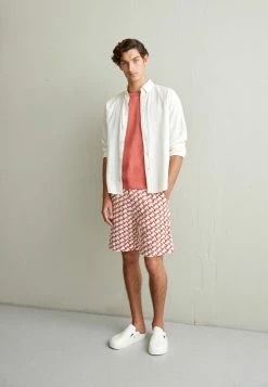J.LINDEBERG EARL GEO PRINT - Shorts - Cloud White