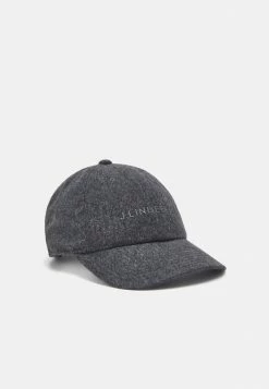 J.LINDEBERG ELIJAH LOGO CAP UNISEX - Cap - Gargoyle Melange