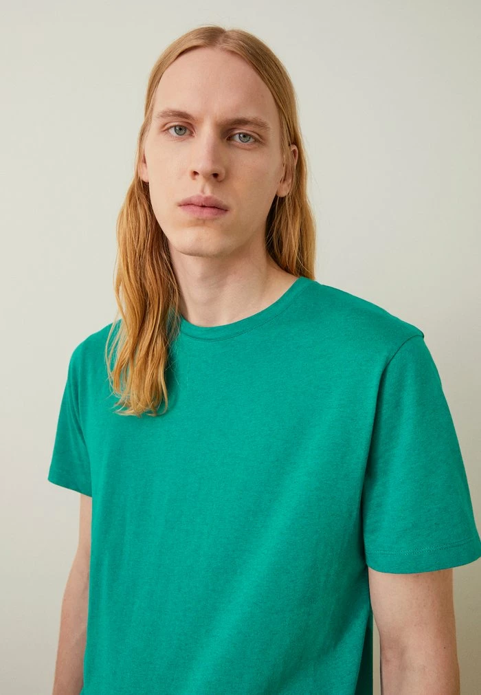 ACE MOCK NECK - Basic T-shirt - deep lake