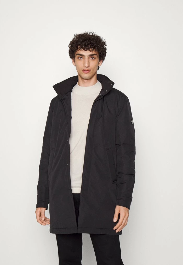 HOLLIS TECH PADDED COAT - Classic coat - black