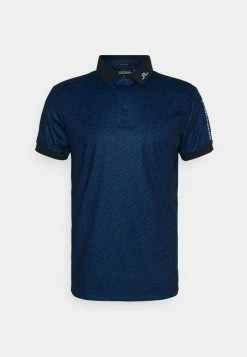 J.LINDEBERG TOUR TECH FIT PRINT - Polo Shirt - Nautical Blue