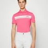 J.LINDEBERG CLARK REGULAR FIT GOLF - Polo Shirt - Hot Pink