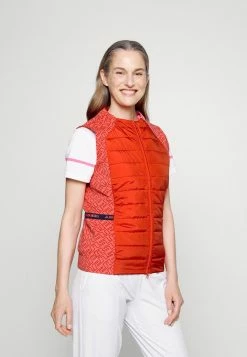 J.LINDEBERG KEISHA GOLF VEST - Waistcoat - Ketchup