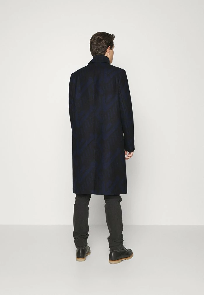 BURKE GEO COAT - Classic coat - jl navy