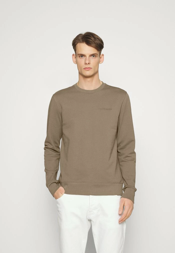 THROW CREW NECK - Sweatshirt - walnut